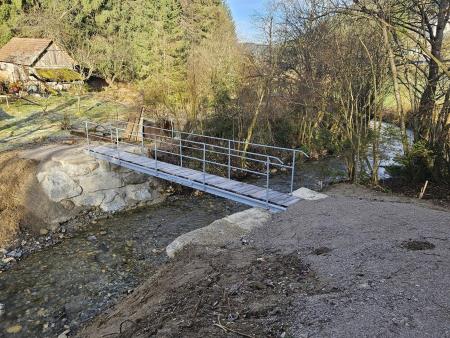 Izgradnja brvi na območju Dravšnik